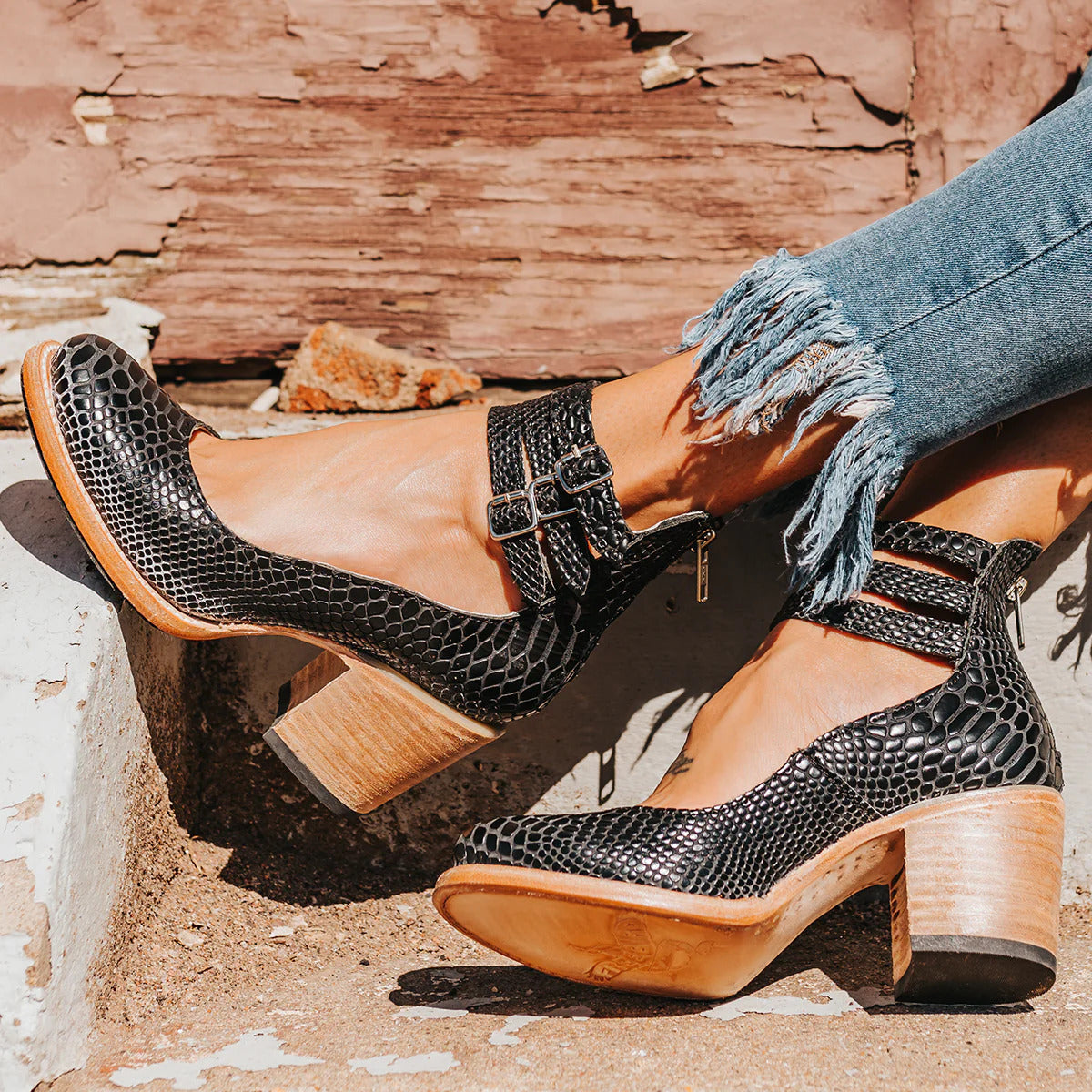 Camille | Tacones de cuero confort y sujeción perfecta
