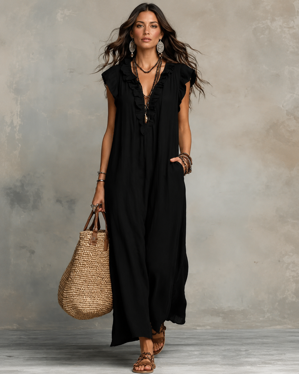 Vestido Largo Bohemio Camelia
