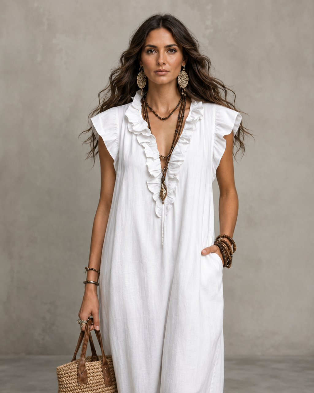 Vestido Largo Bohemio Camelia