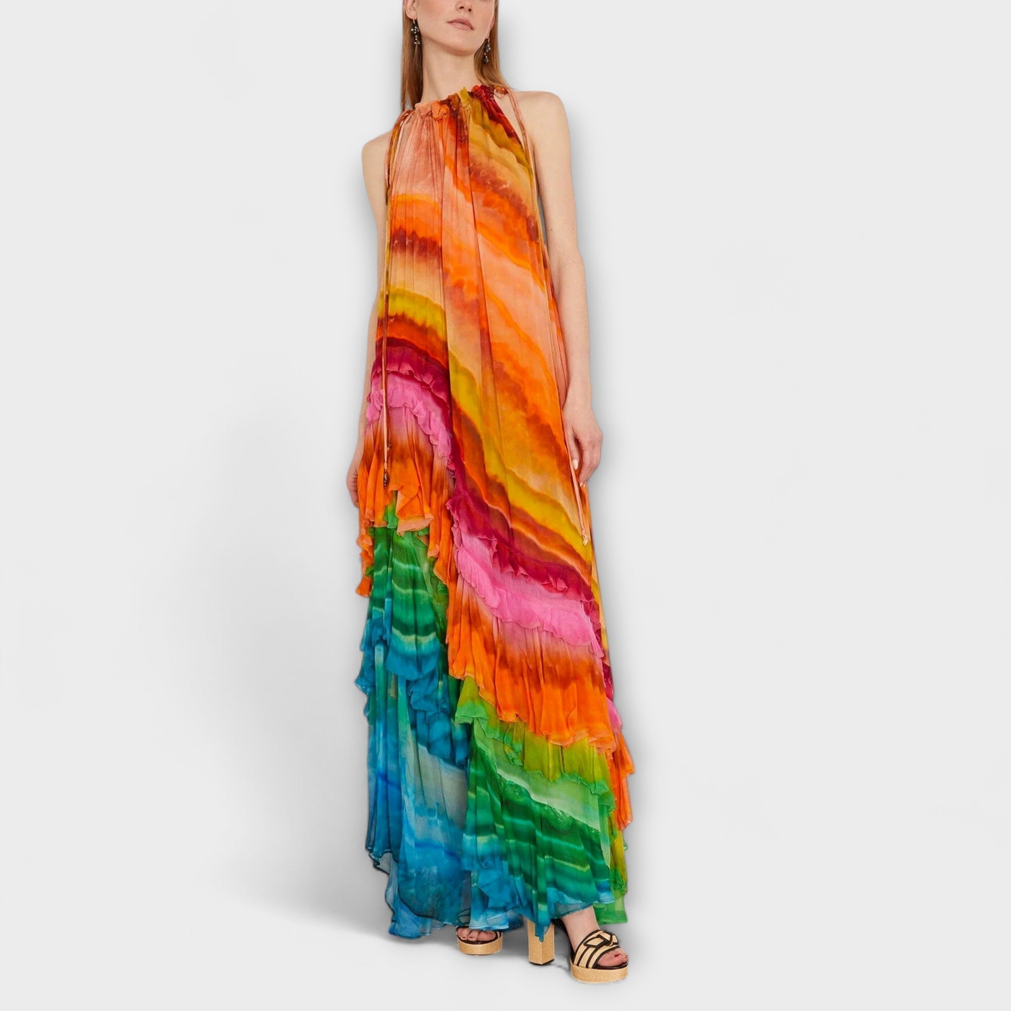 Iris - Vestido con volantes