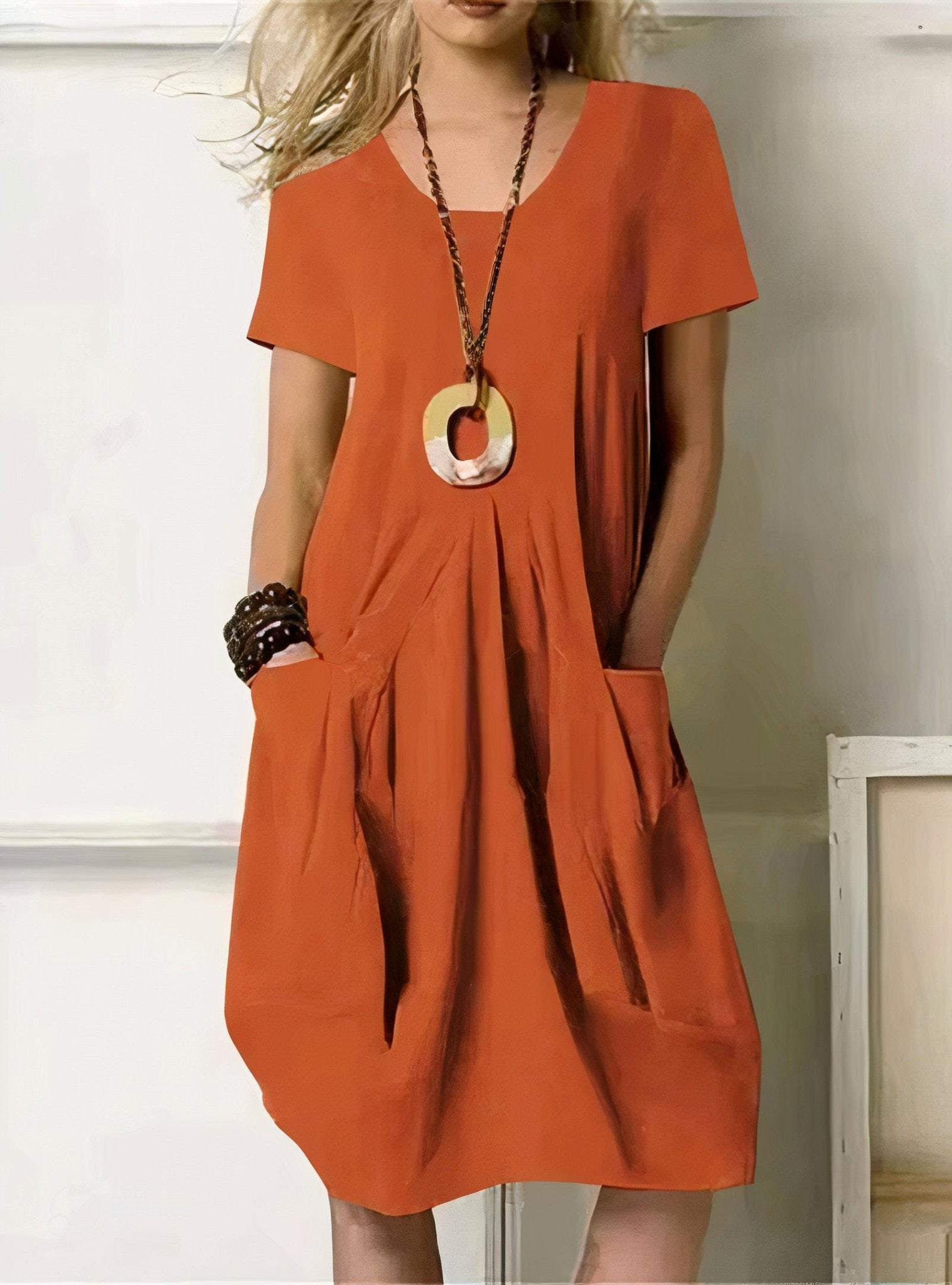Daniela™ | Vestido maxi fluido casual