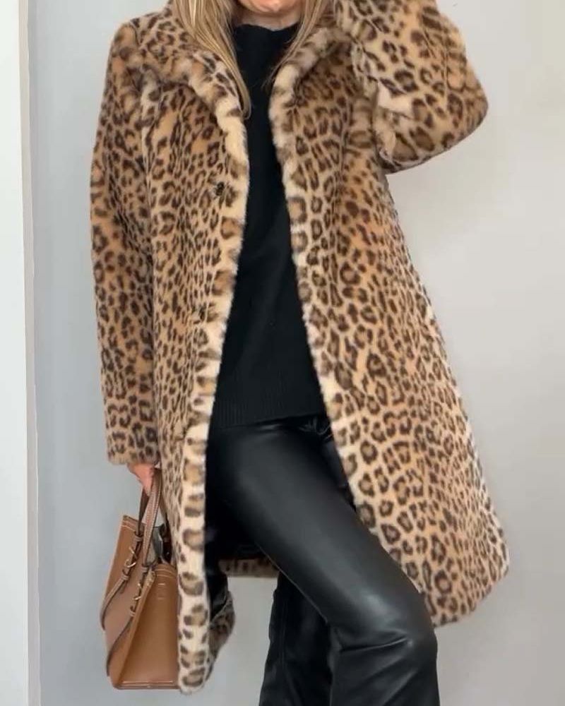 Lysa™ - Abrigo de Leopardo Elegante