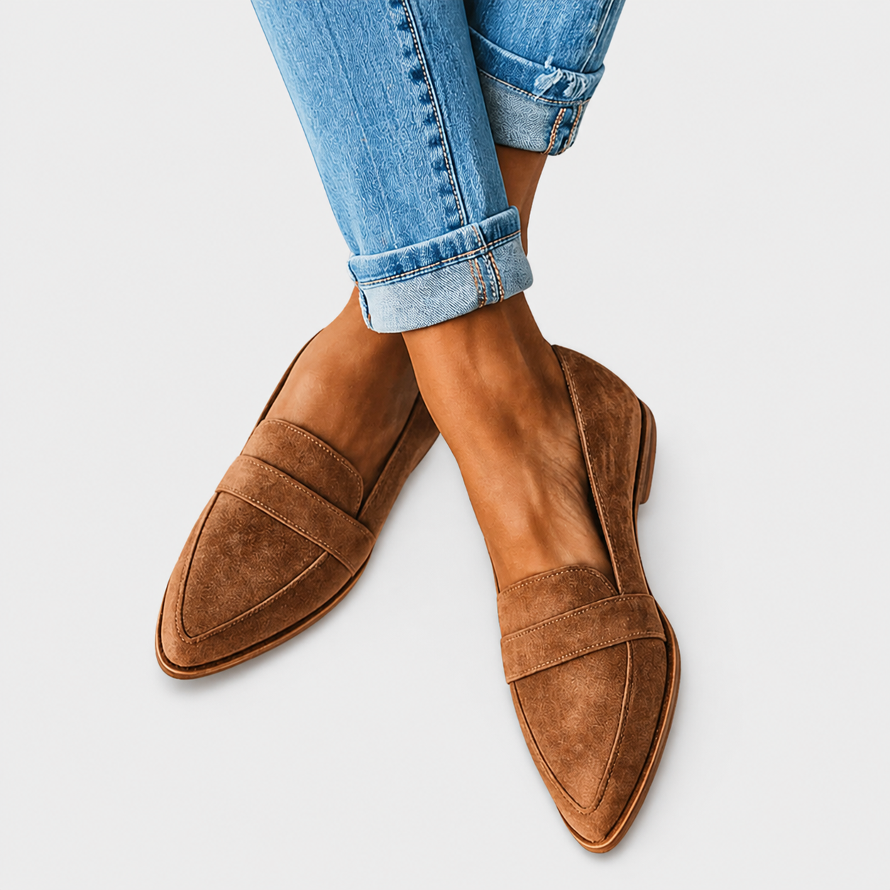 Helen | Zapatillas ortopédicas de ante suave