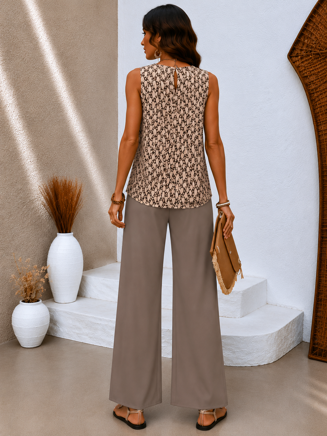 Conjunto Luxe Bohemio | Blusa + Pantalón