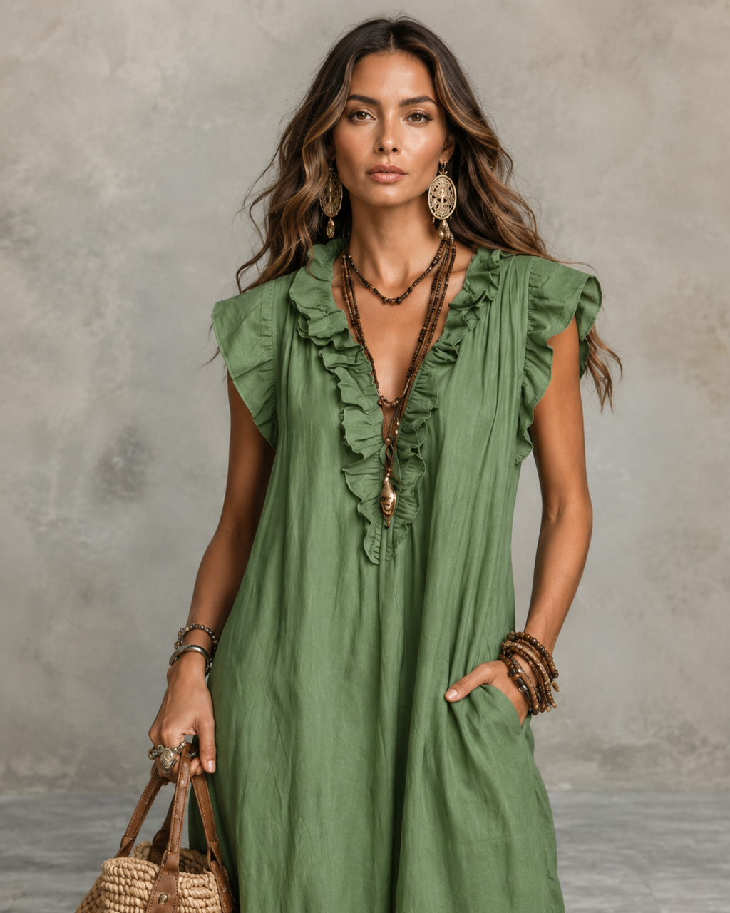 Vestido Largo Bohemio Camelia