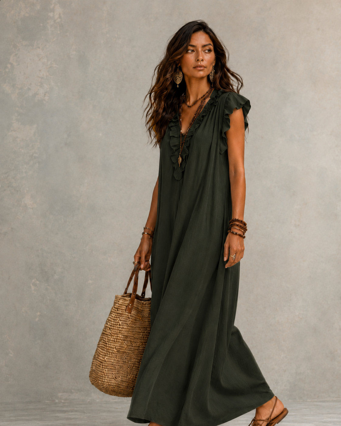 Vestido Largo Bohemio Camelia