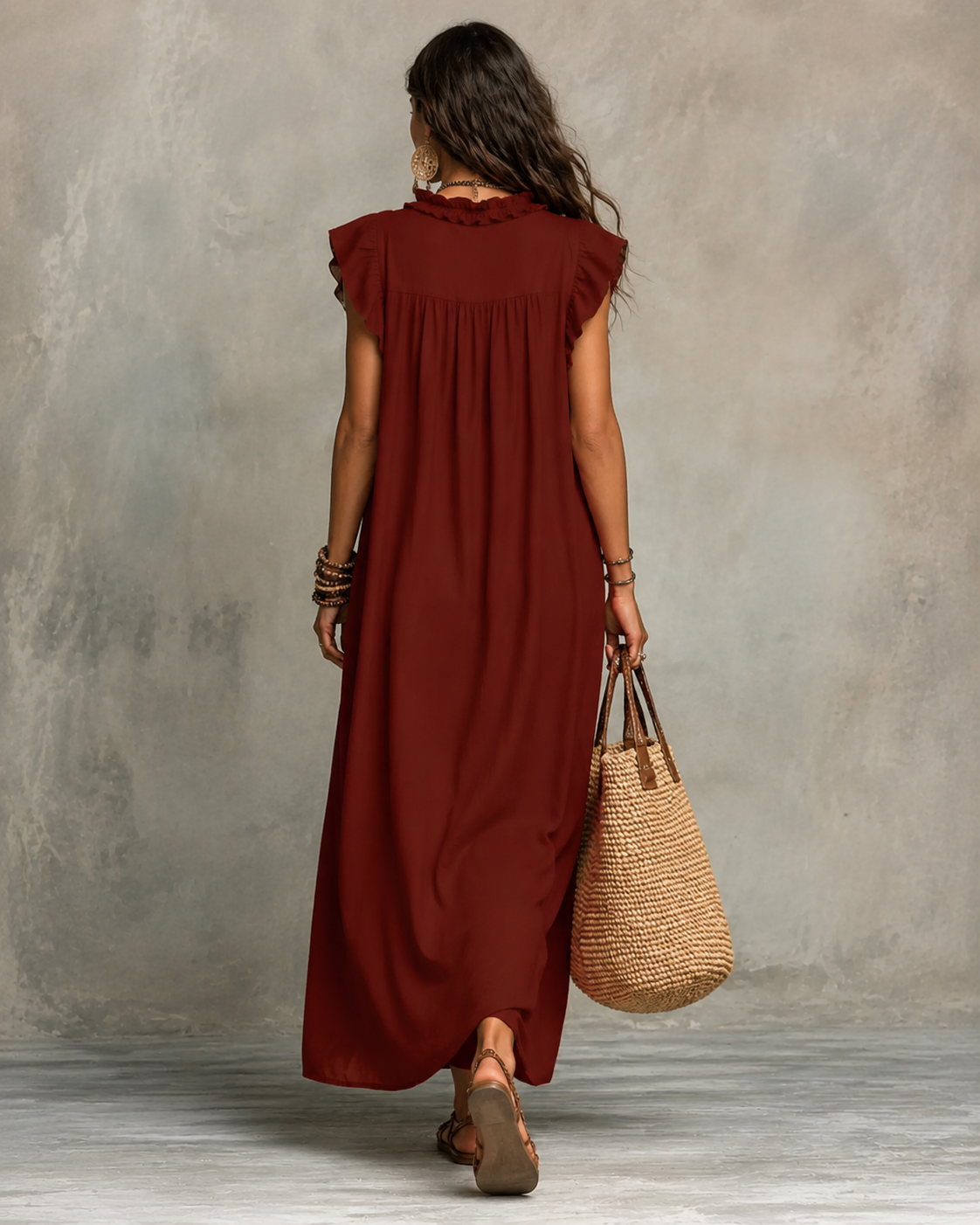 Vestido Largo Bohemio Camelia