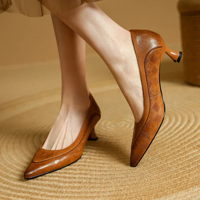 Fiona Zapatos Elegantes de Piel Real