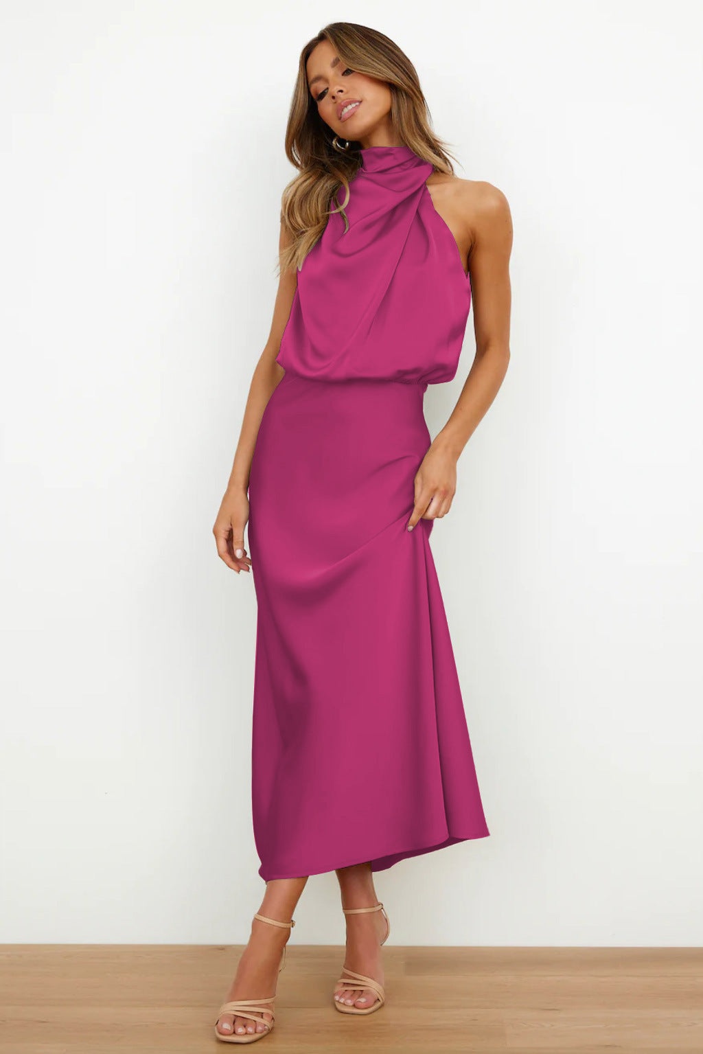 Vestido Quentin Sahara Draped