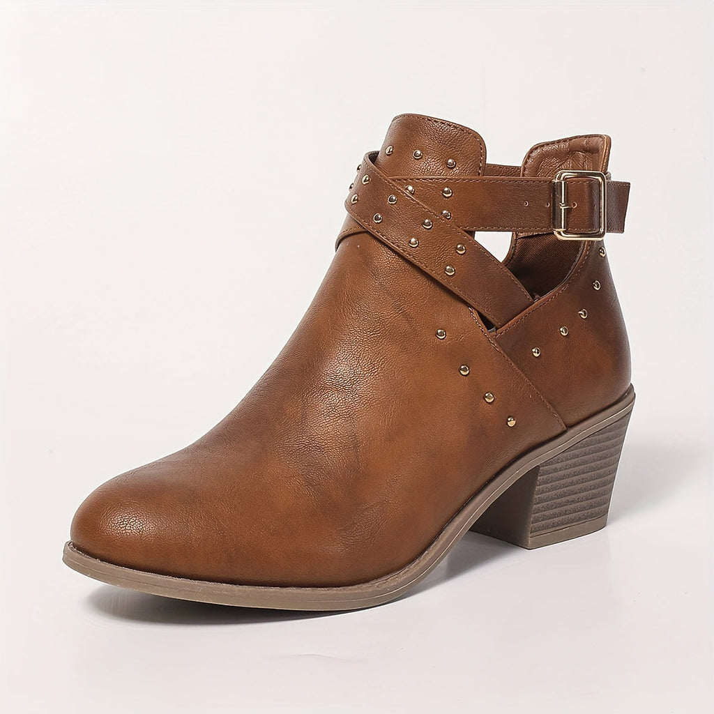 Lorena | Botines chelsea con hebilla