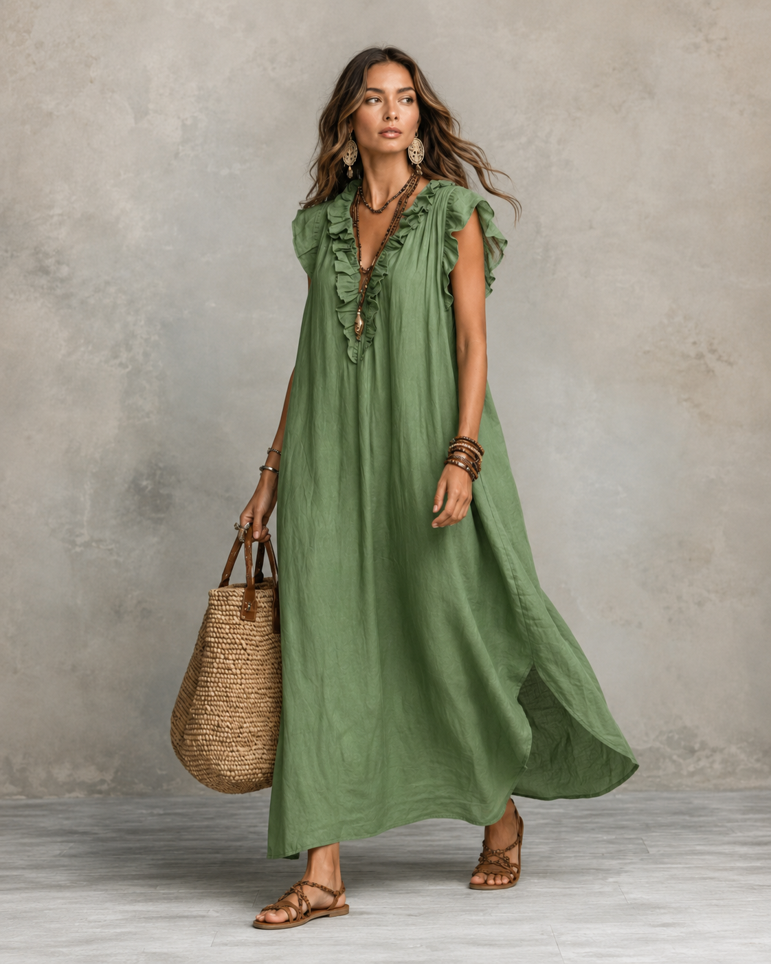 Vestido Largo Bohemio Camelia