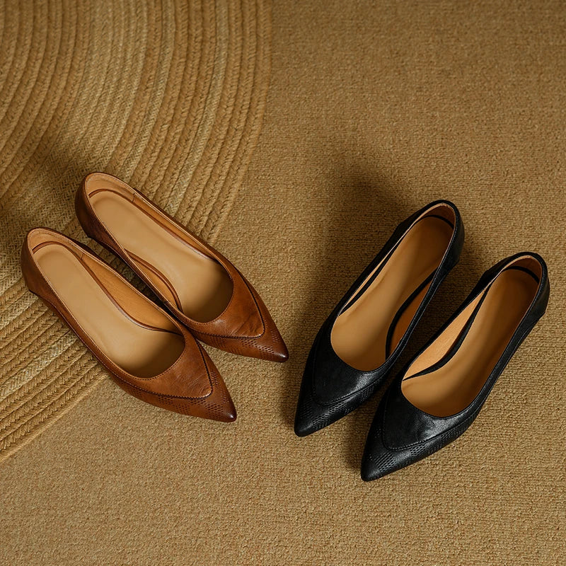 Fiona Zapatos Elegantes de Piel Real