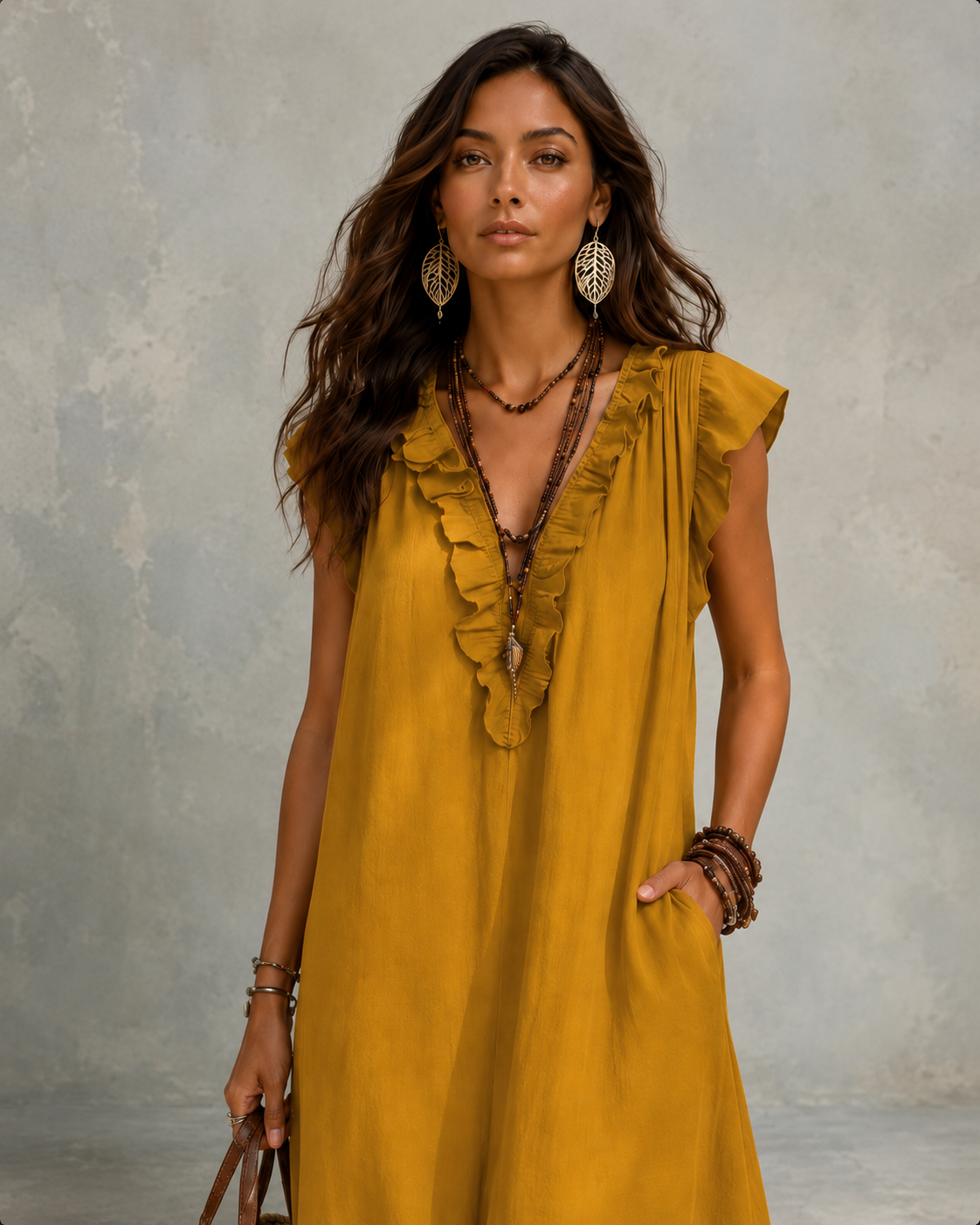 Vestido Largo Bohemio Camelia
