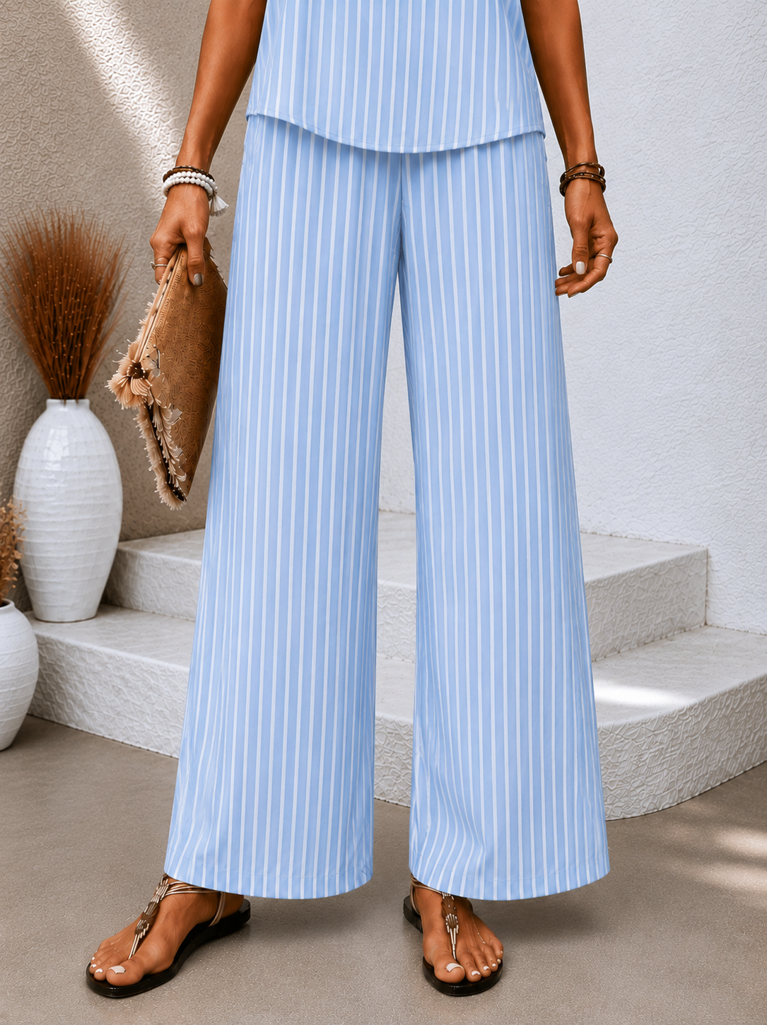 Conjunto Luxe Fresco | Blusa + Pantalón