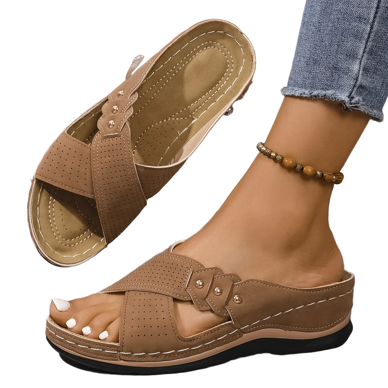 Pascalle | Sandalias ortopédicas con cuña