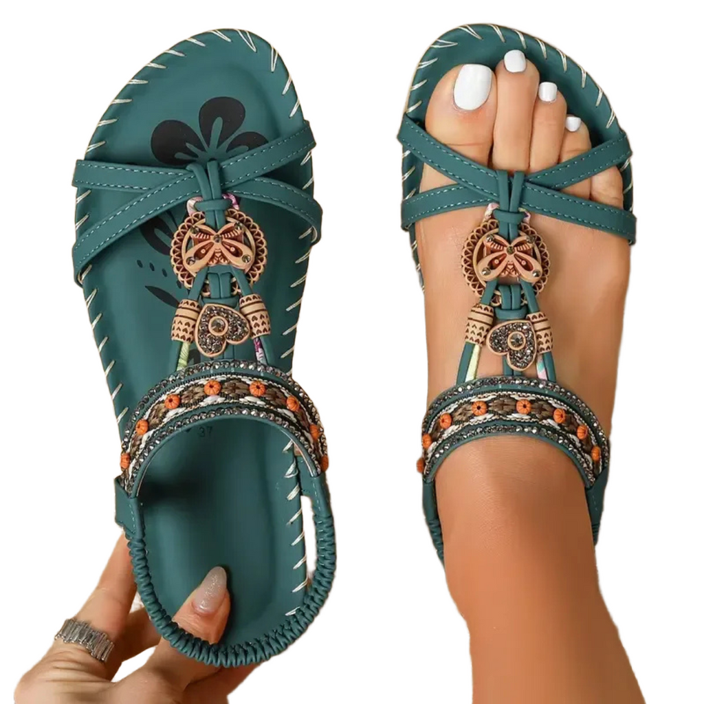 Nada™ | Sandalias ortopédicas de estilo Ibiza para comodidad y elegancia
