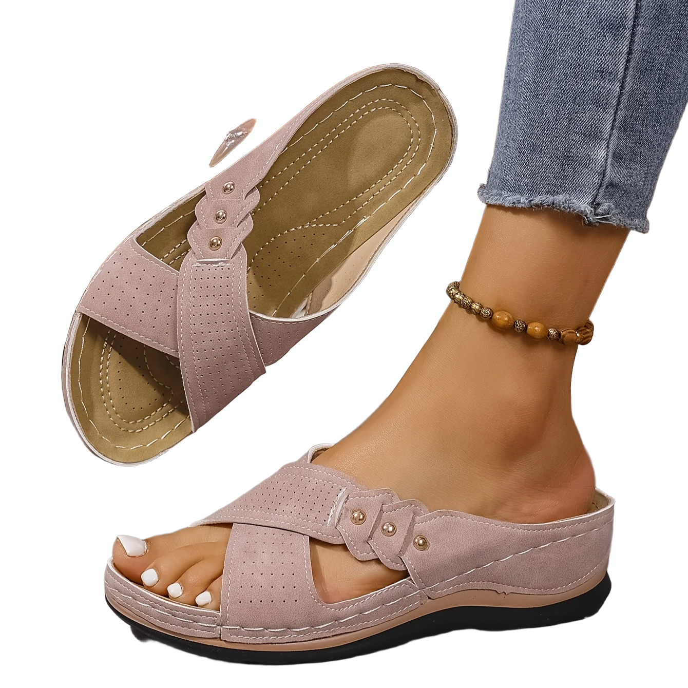 Pascalle | Sandalias ortopédicas con cuña