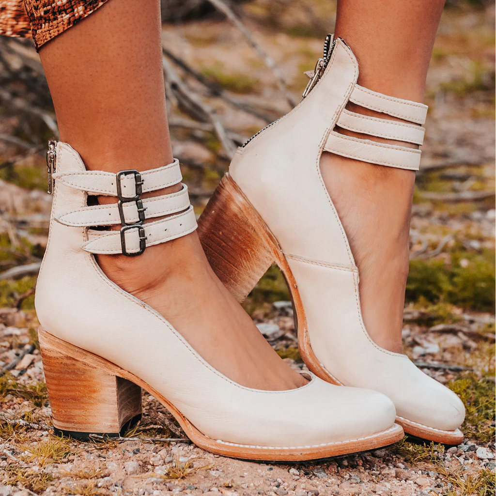Camille | Tacones de cuero confort y sujeción perfecta