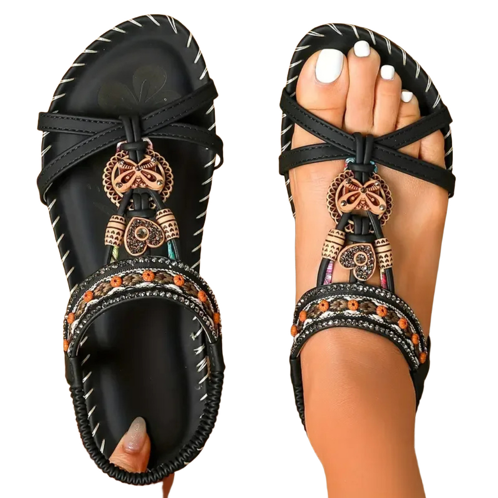 Nada™ | Sandalias ortopédicas de estilo Ibiza para comodidad y elegancia