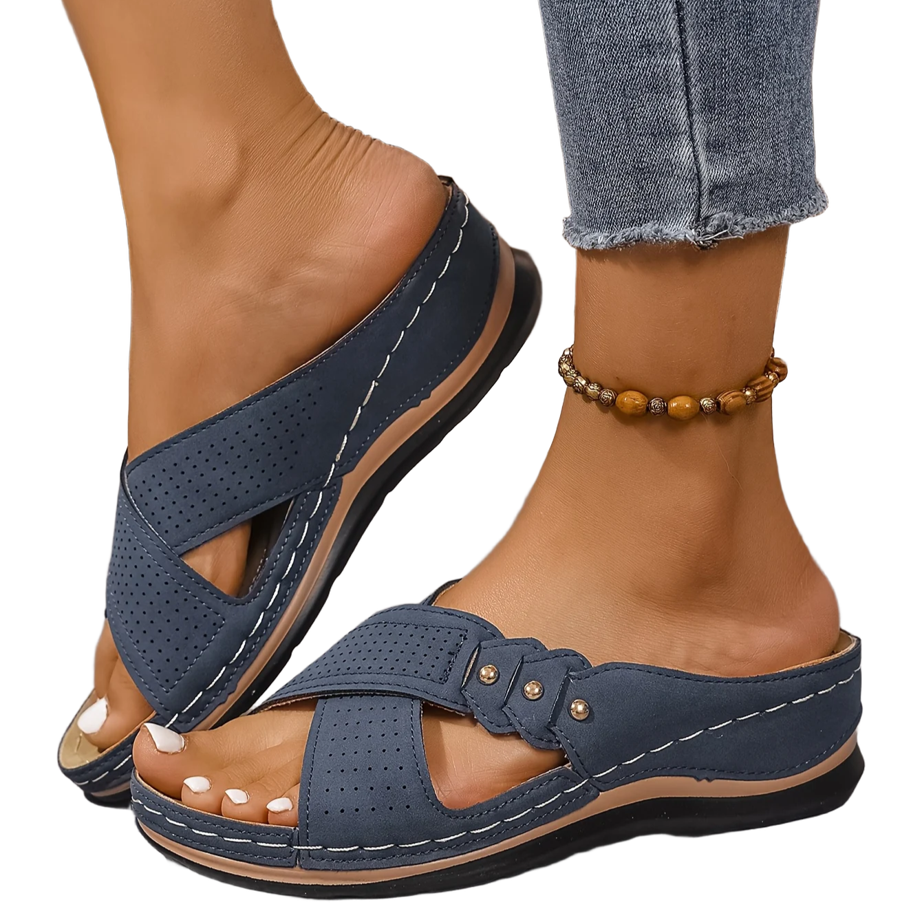 Pascalle | Sandalias ortopédicas con cuña