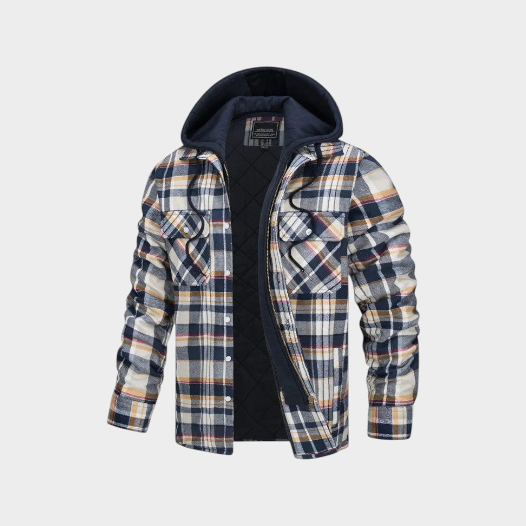 Asger™ | Chaqueta cálida para hombre de mezcla premium de lana