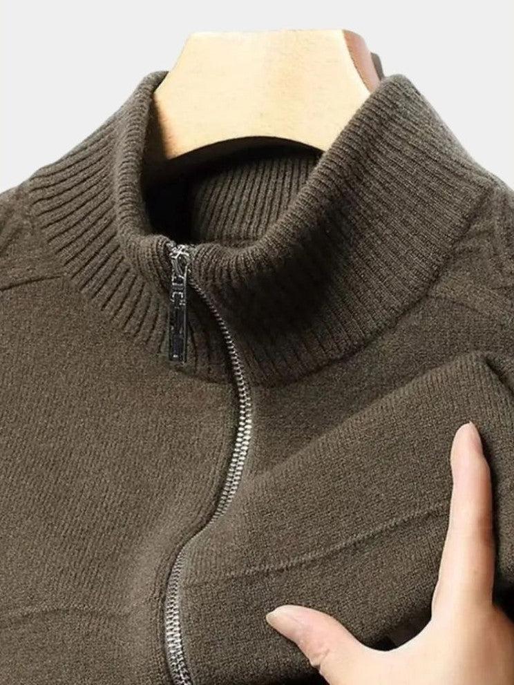 Magnus™ | Sudadera de Cachemira con Cremallera