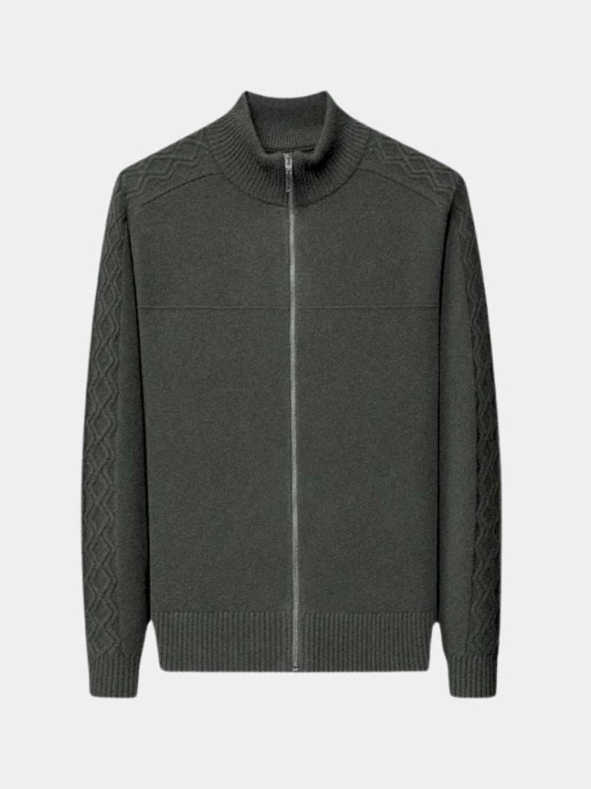 Magnus™ | Sudadera de Cachemira con Cremallera
