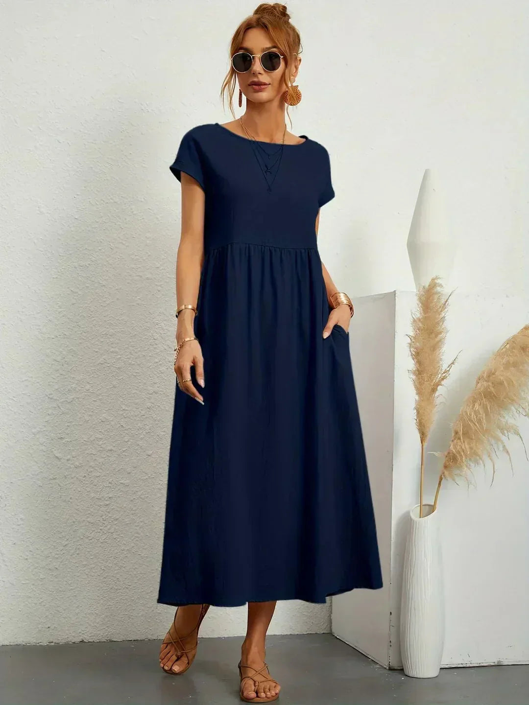 Raquel™ | Vestido midi fluido