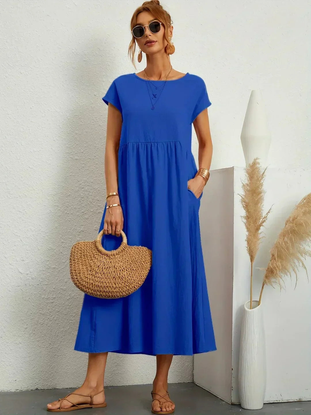 Raquel™ | Vestido midi fluido