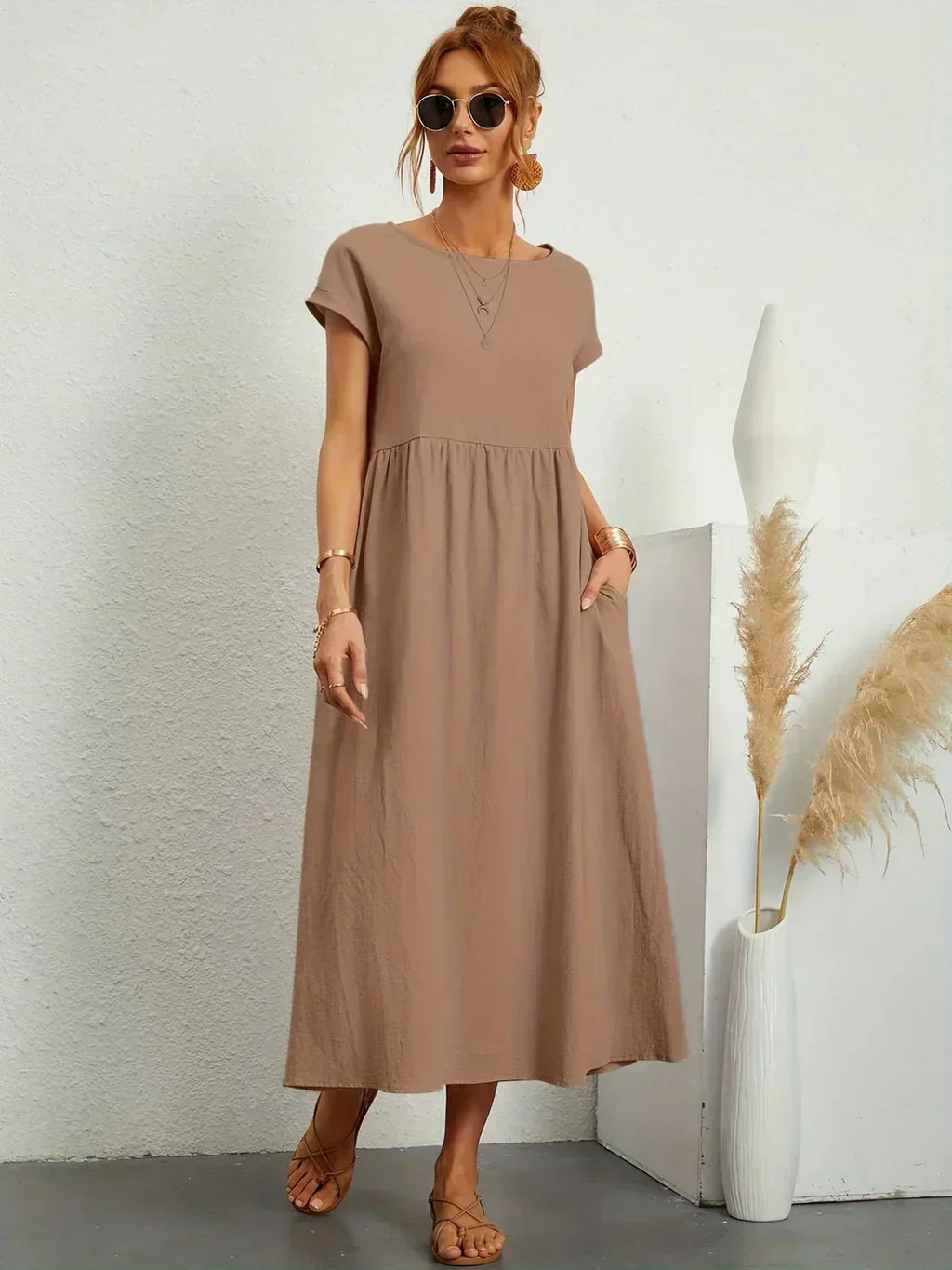 Raquel™ | Vestido midi fluido