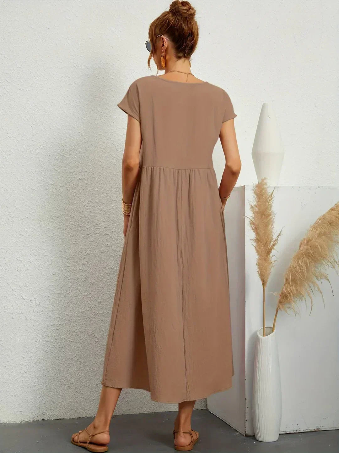 Raquel™ | Vestido midi fluido