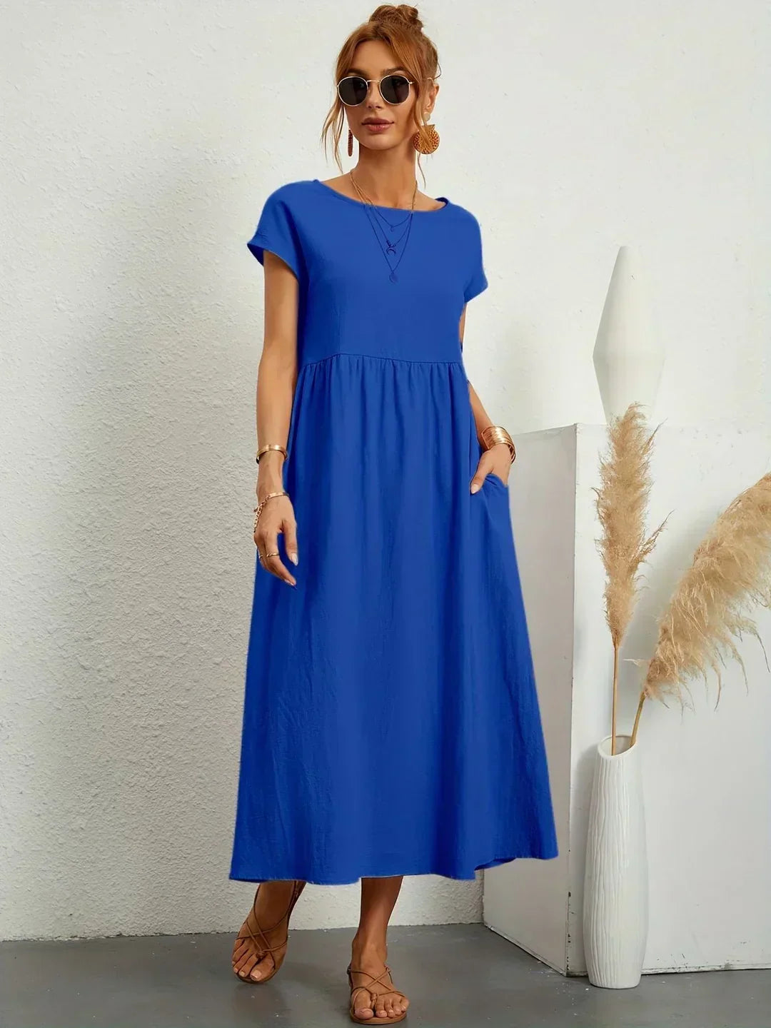 Raquel™ | Vestido midi fluido