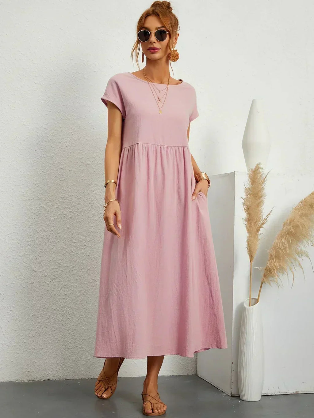 Raquel™ | Vestido midi fluido