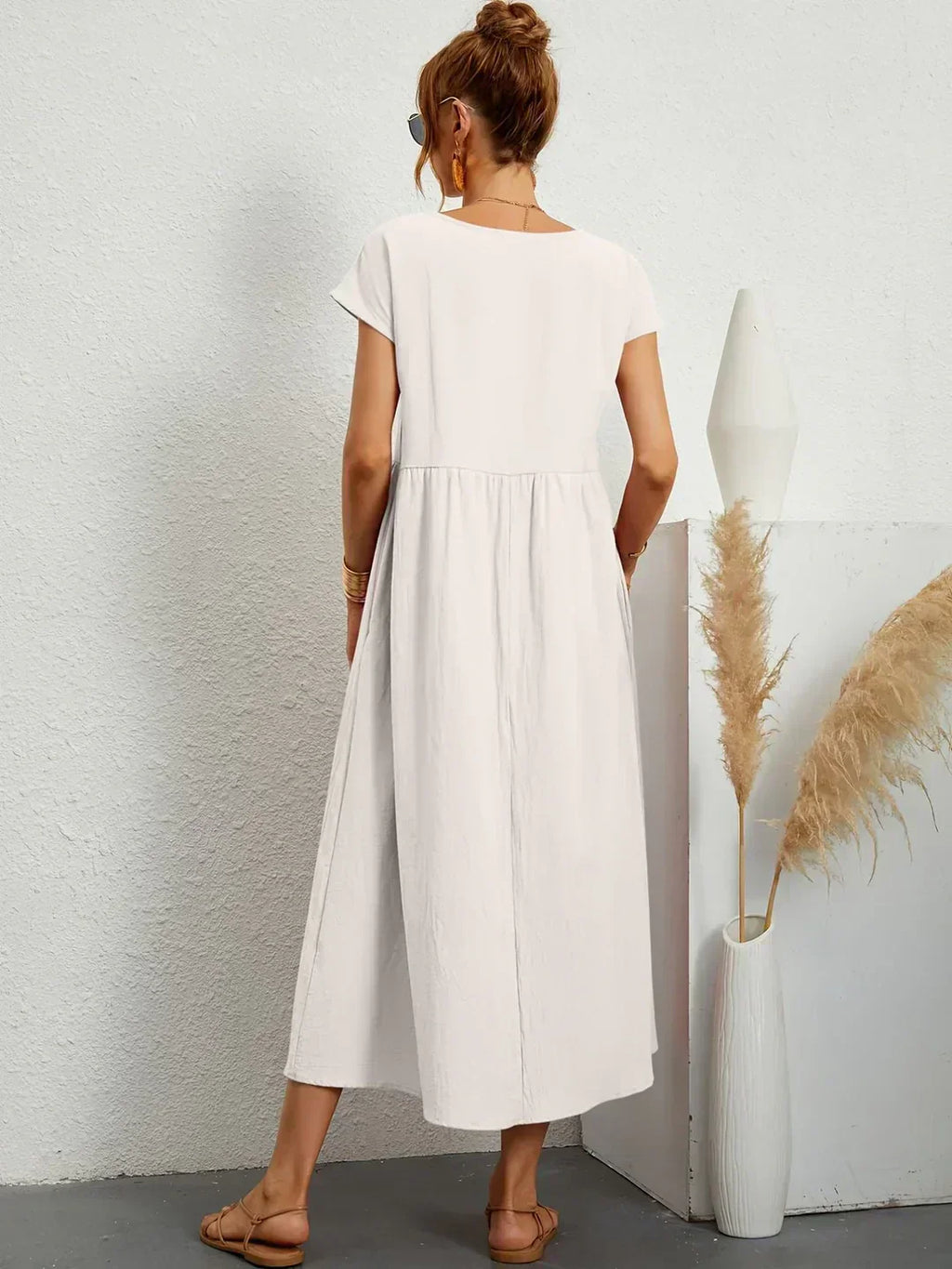 Raquel™ | Vestido midi fluido
