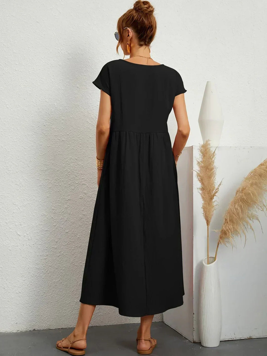 Raquel™ | Vestido midi fluido