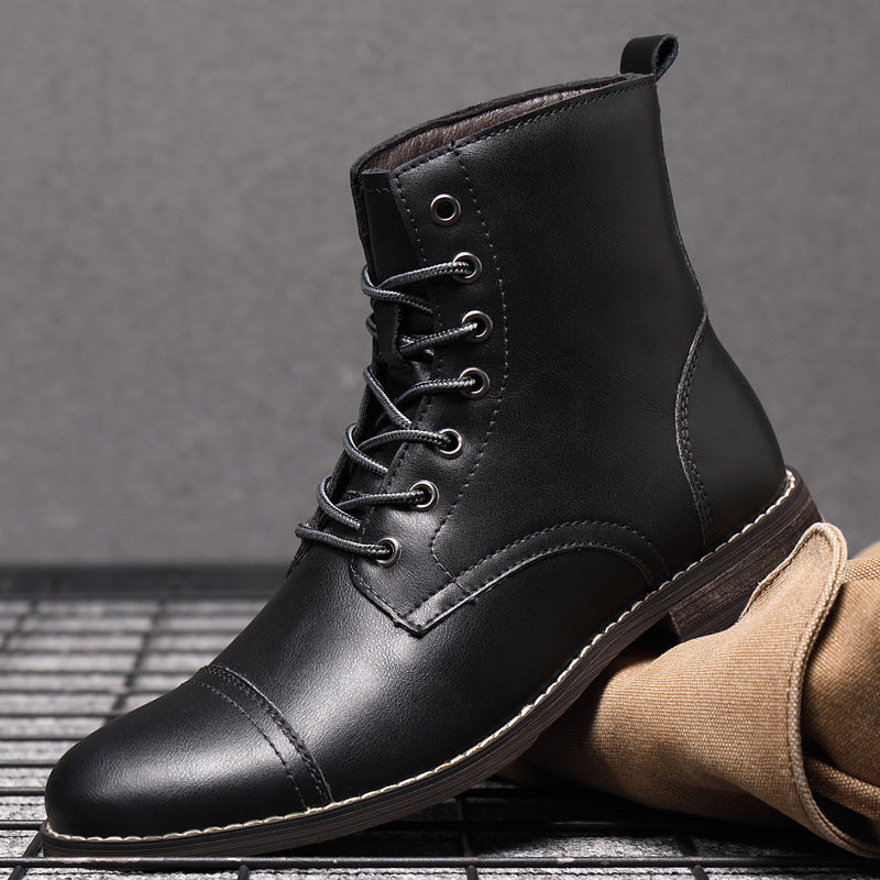 Morgan™ | Botines de cuero sintético