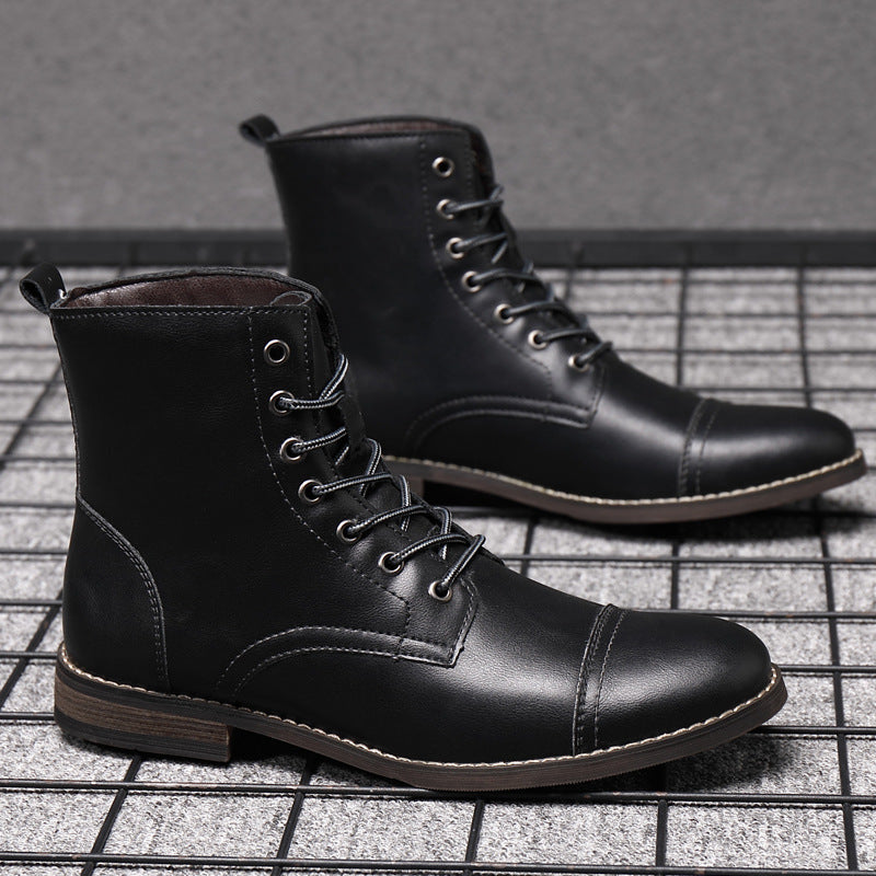 Morgan™ | Botines de cuero sintético