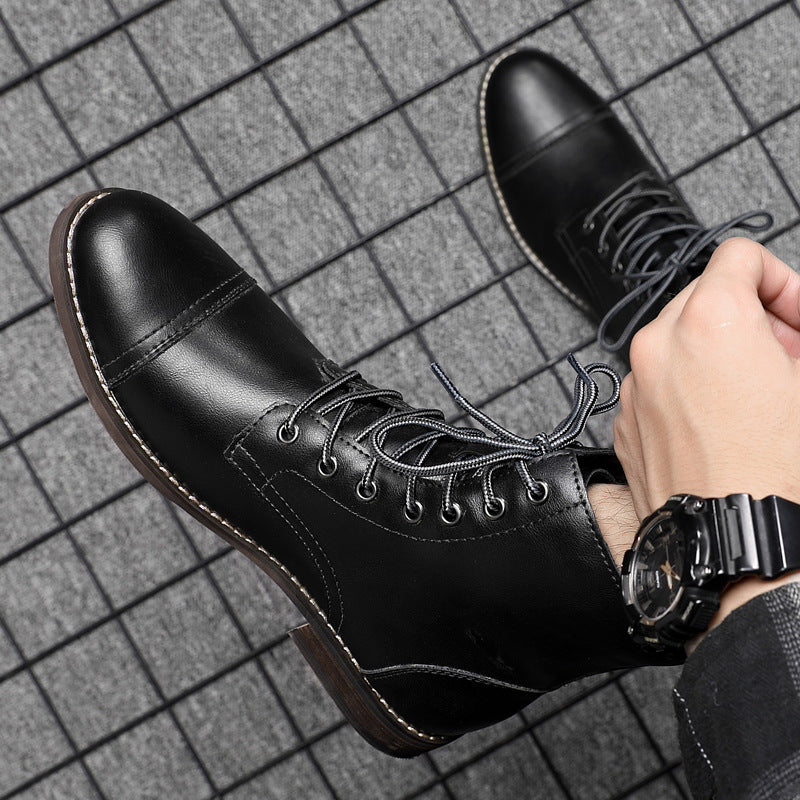 Morgan™ | Botines de cuero sintético