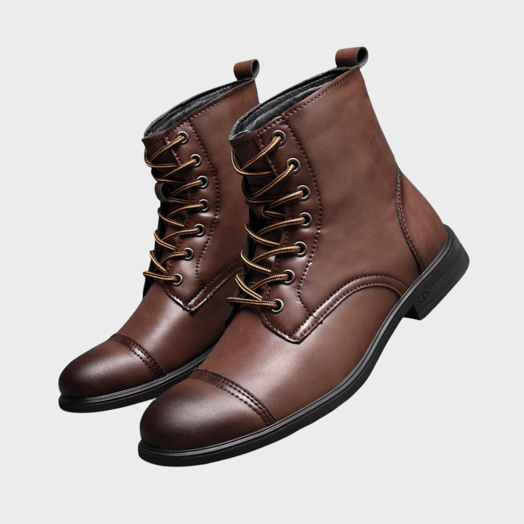 Morgan™ | Botines de cuero sintético