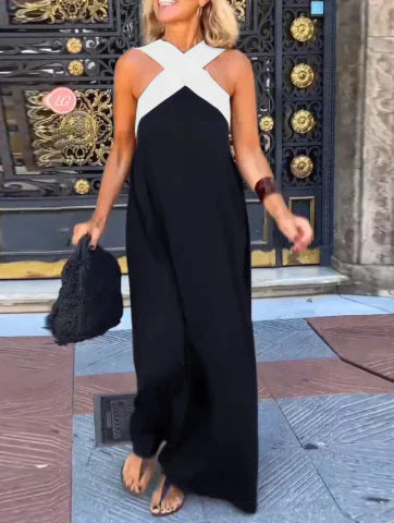 Marta™ | Vestido maxi cruzado por delante