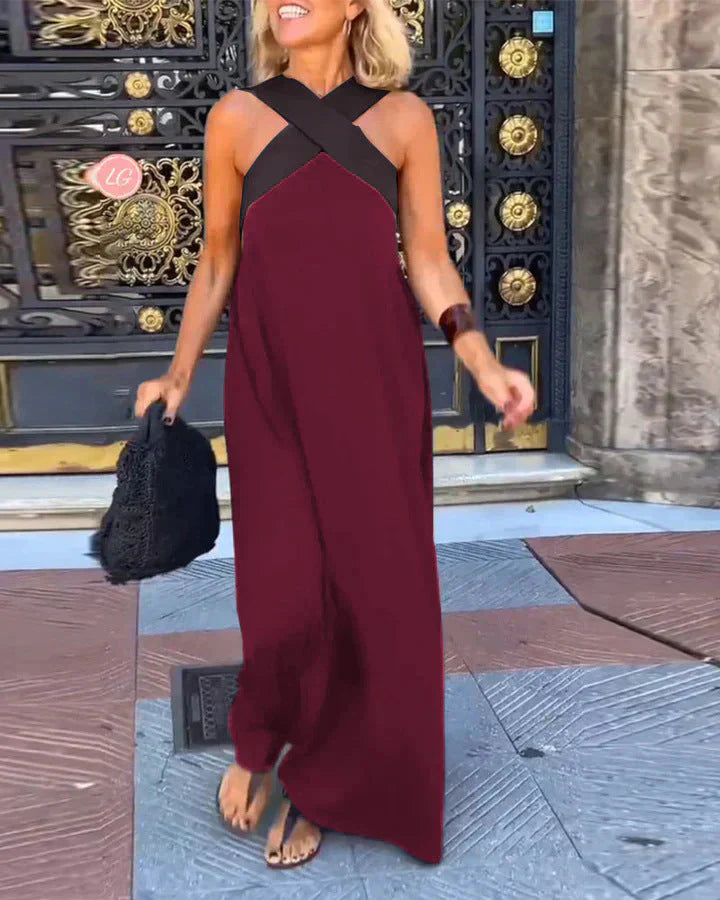 Marta™ | Vestido maxi cruzado por delante
