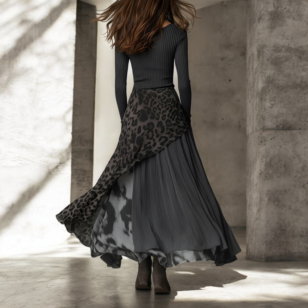 Alba Montiel ™ Vestido Largo Leopardo
