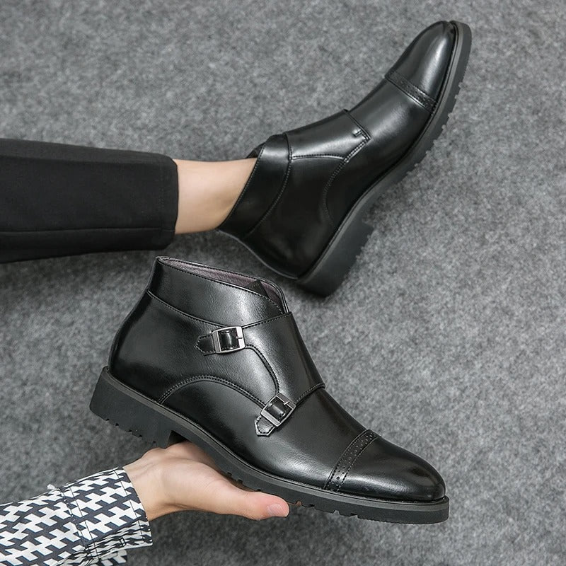 Botines doble monje de cuero sintético Parker™