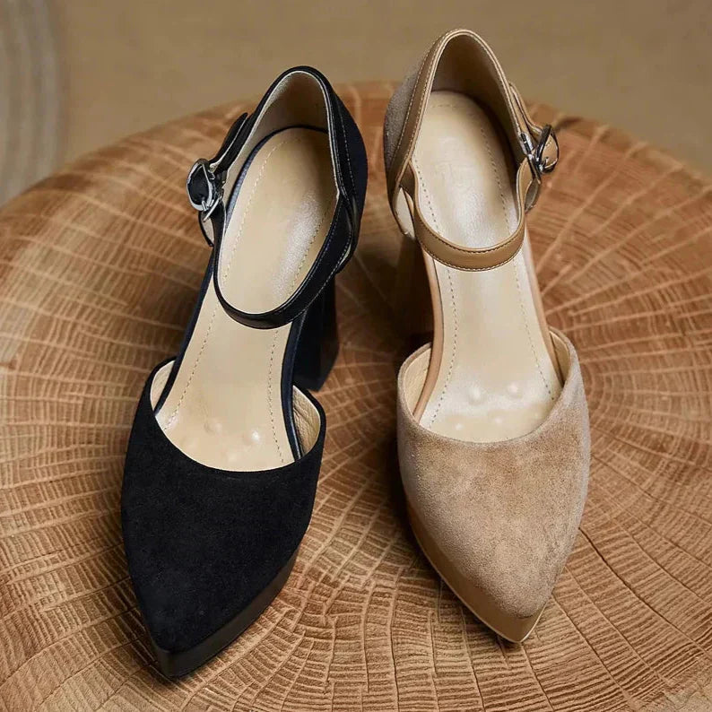 Zapatos de Tacón Elegantes Celeste