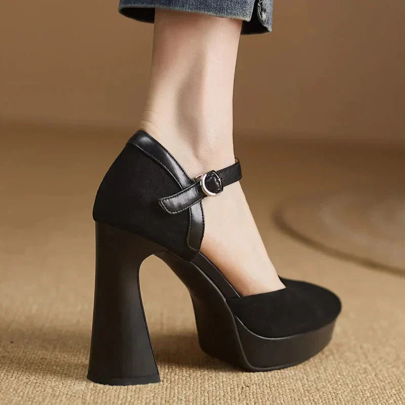 Zapatos de Tacón Elegantes Celeste