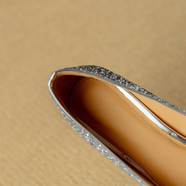 Zapatos de Tacón Brillantes Gloria