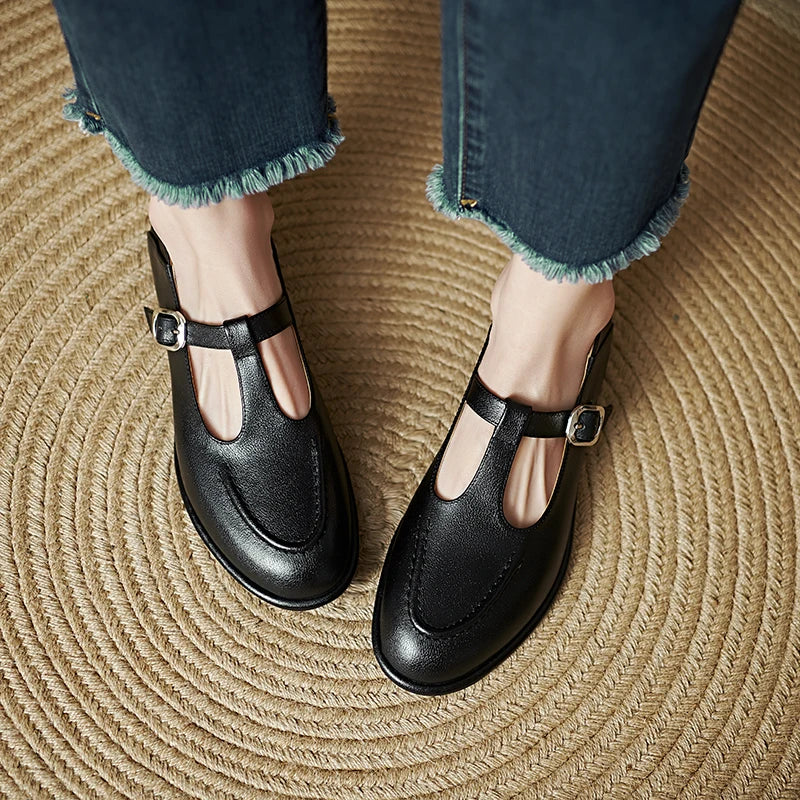 Zapatos de Tacón Bajo Selvana