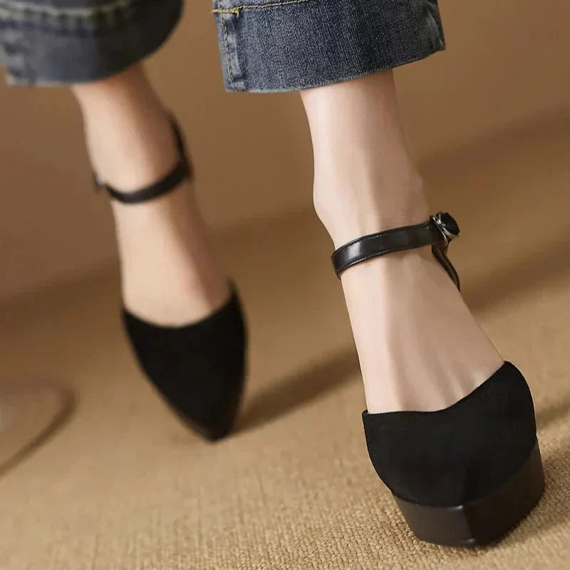 Zapatos de Tacón Elegantes Celeste