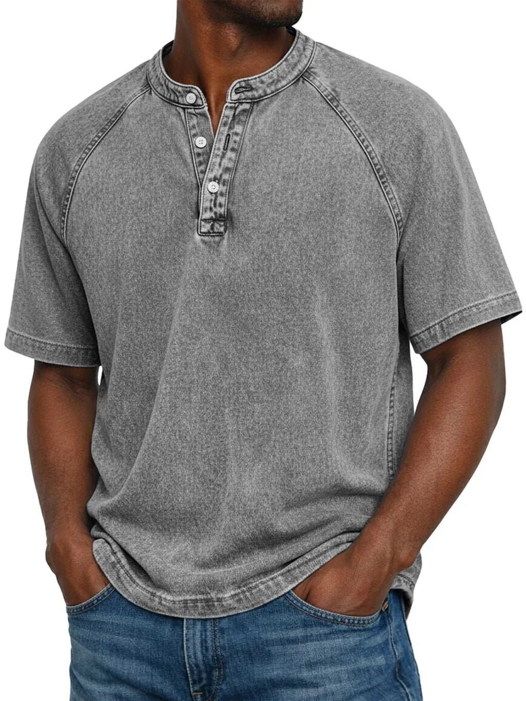 Pedro | Camisa vintage de hombre con botones