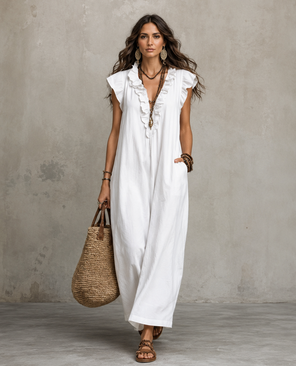 Vestido Largo Bohemio Camelia